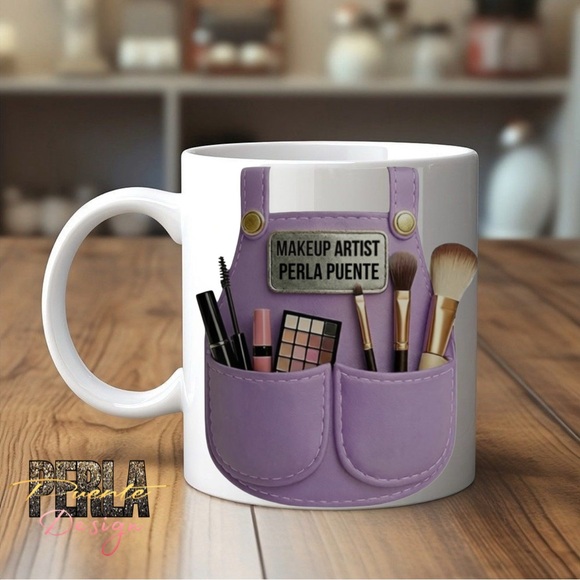 Dog Groomer Mug with Pink Apron Design - Picture 6 of 9